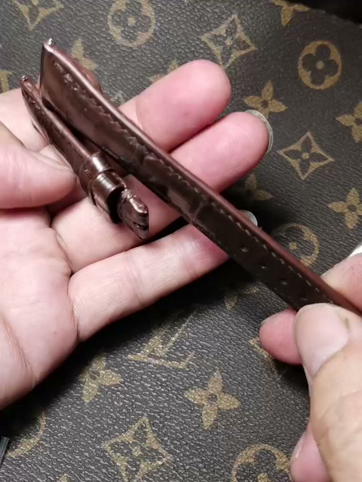 Brown Leather IWC Portugieser Watch Strap