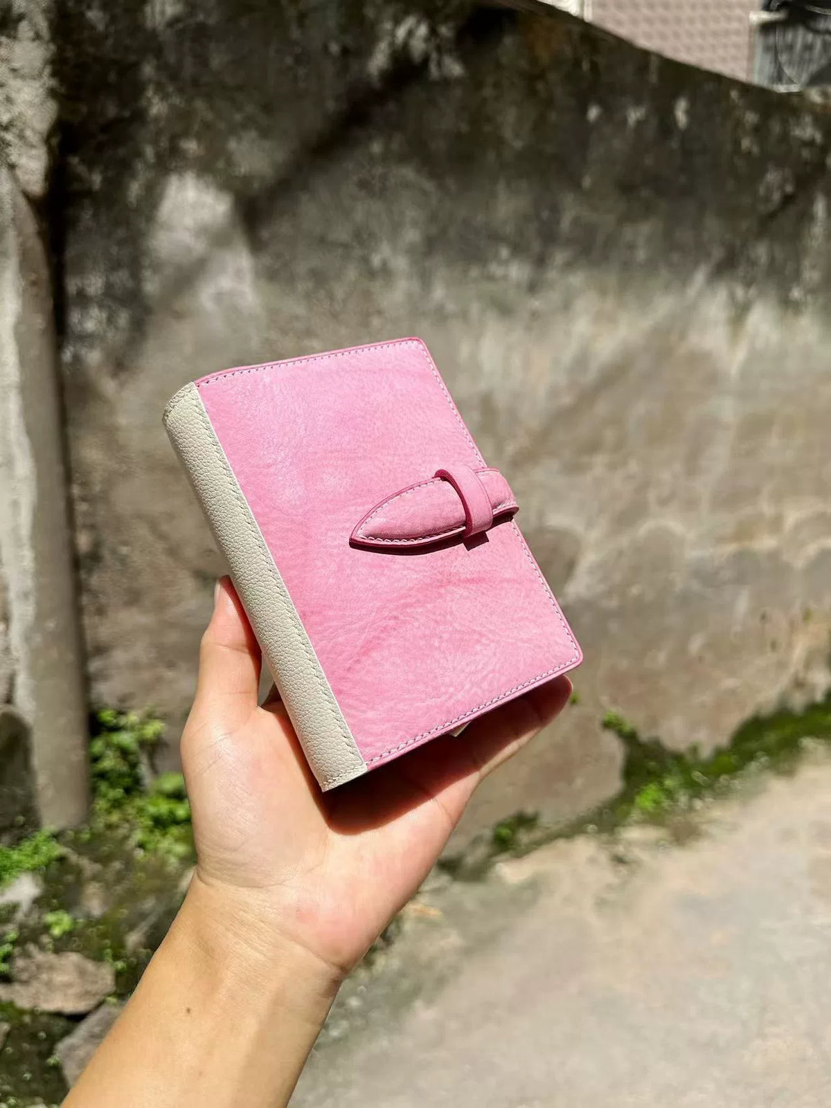 Handmade Waxed Mbox Leather Planner Cover