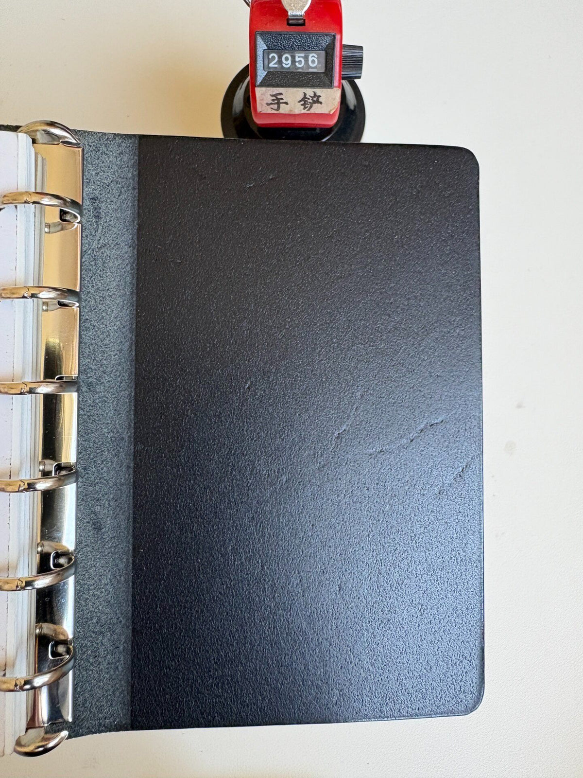A7 Leather Loose Leaf Binder Six Rings