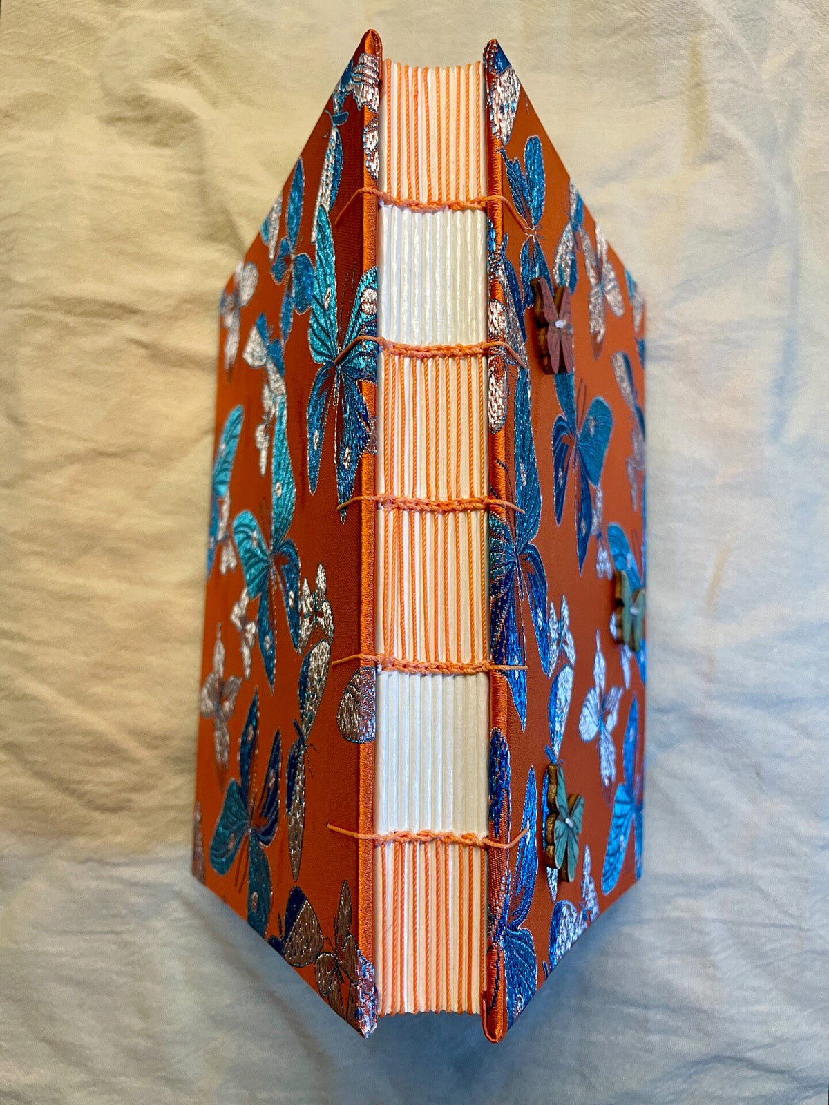 Handmade Notebook Butterfly Jacquard Hardcover