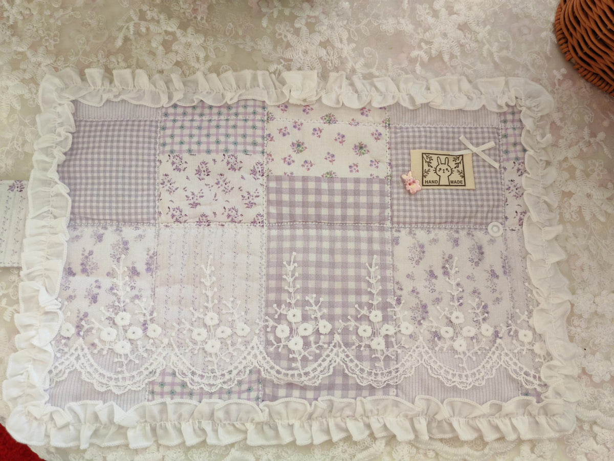 Handmade Cotton Hair Clip and Tie Pouch