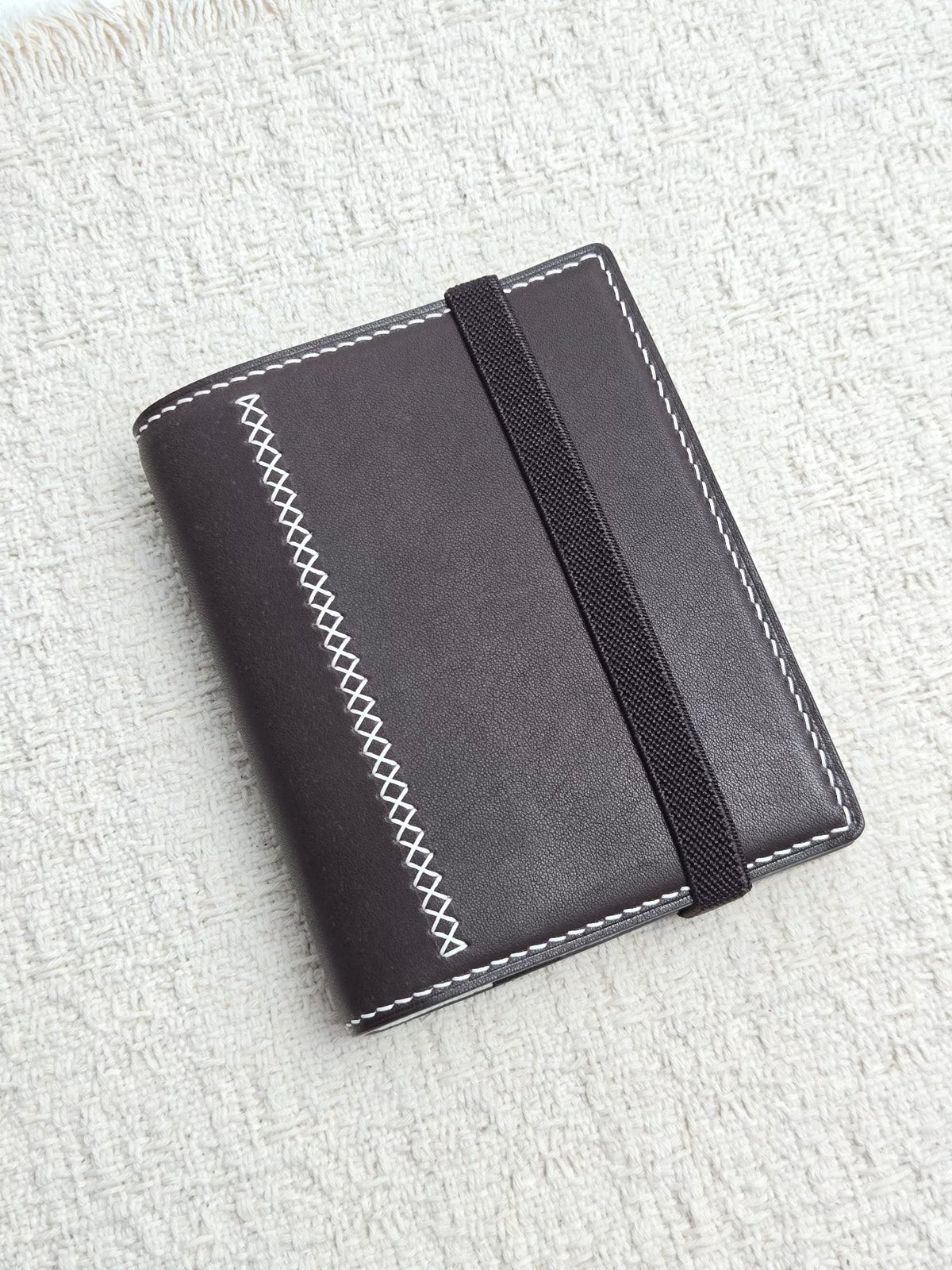 Funda para cuaderno de cuero plegable M5 74mm