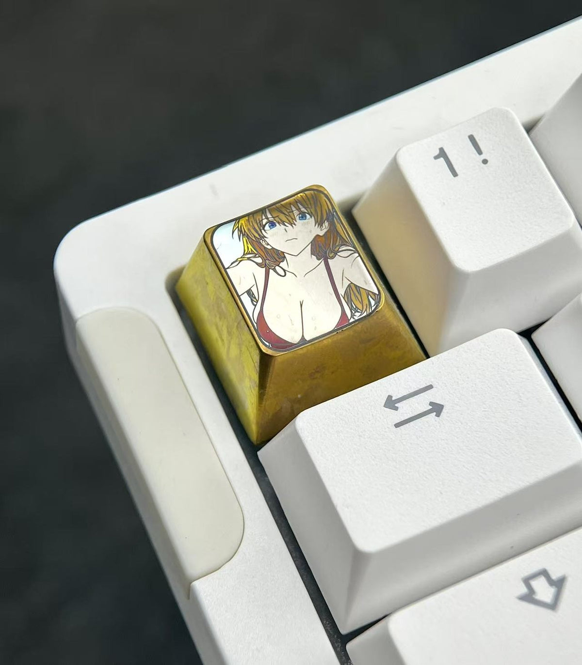 Titanium Alloy Asuka 1u Keycap