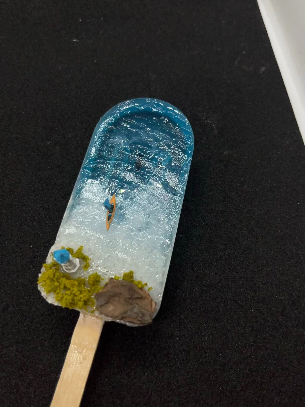 Handcrafted Popsicle Resin Ocean Diorama