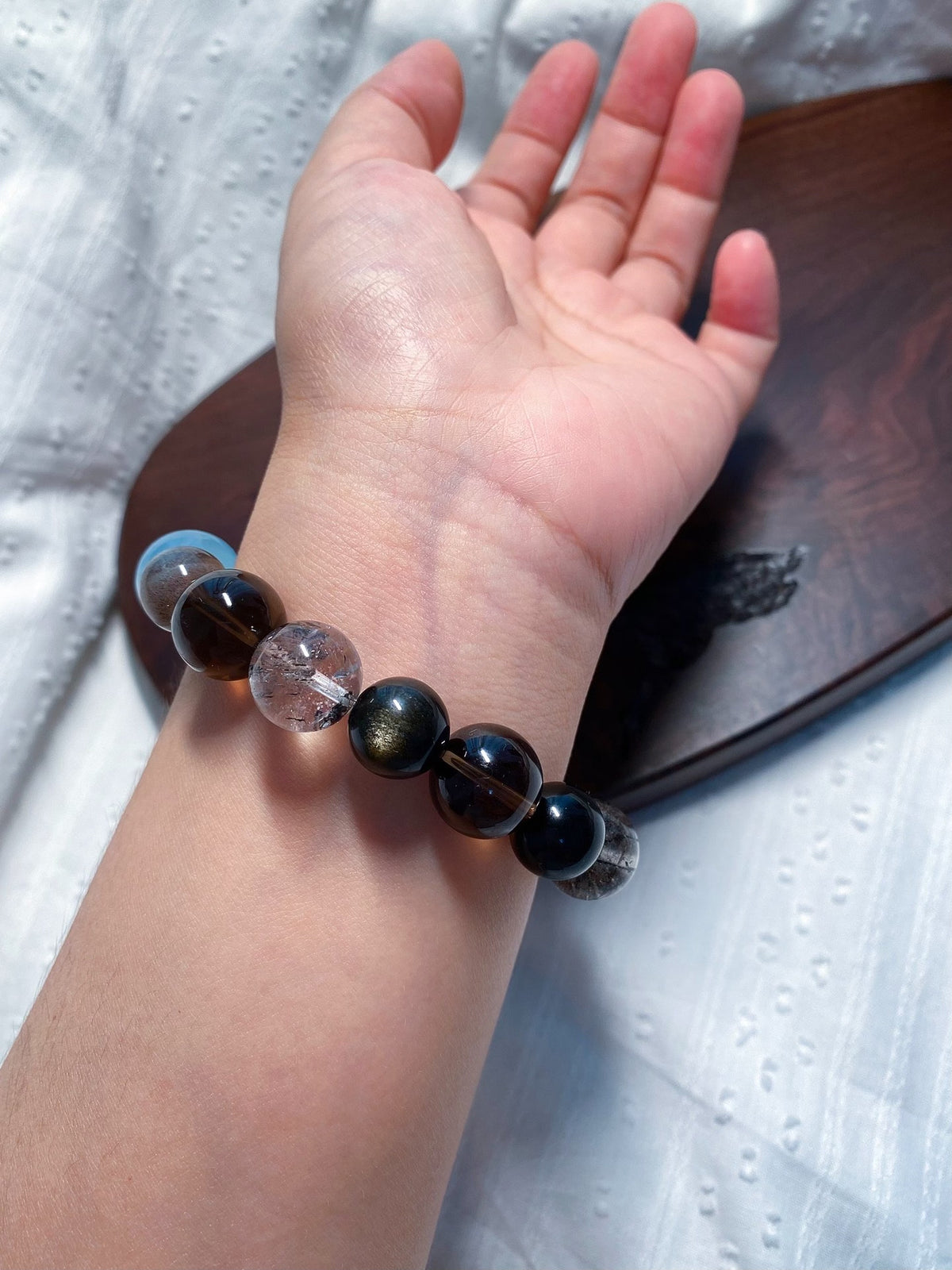 Multi-Gemstone Bracelet with Labradorite Beads