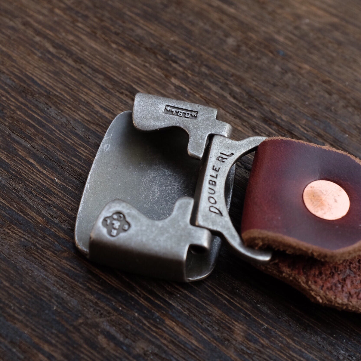 Horween Leather Hinge Buckle Belt