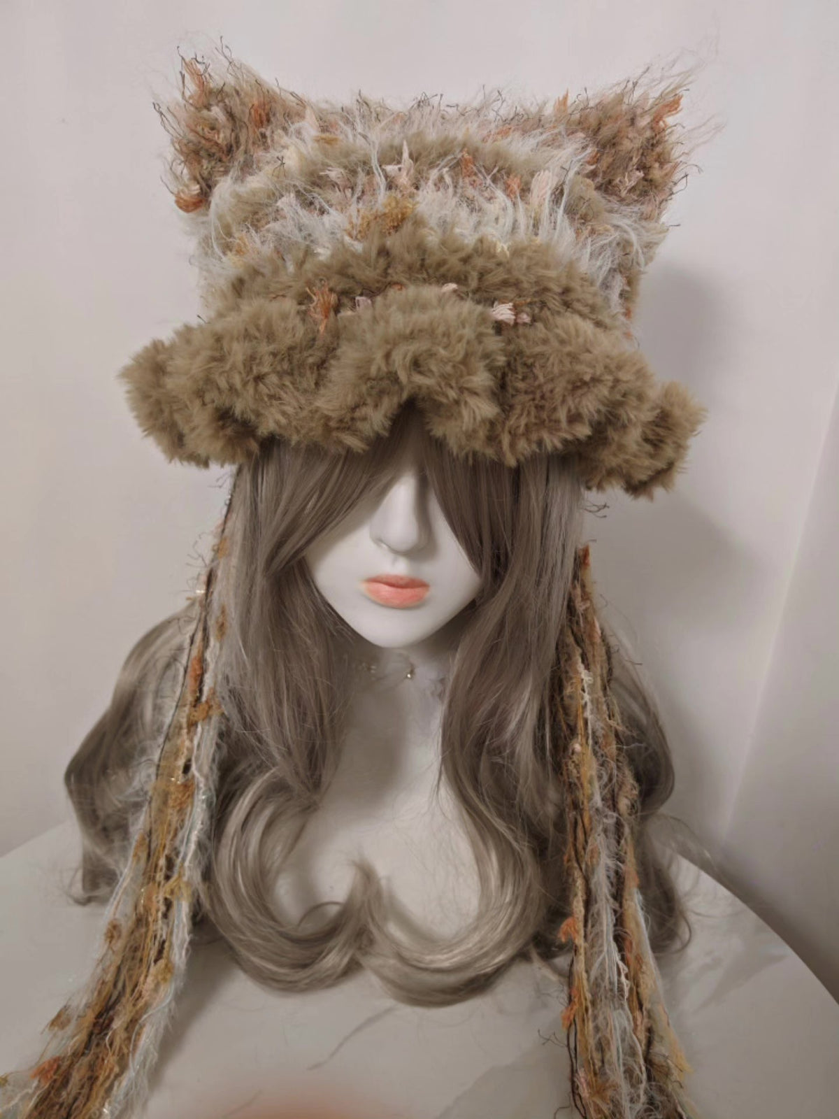 Handmade Faux Fur Cat Ear Hat
