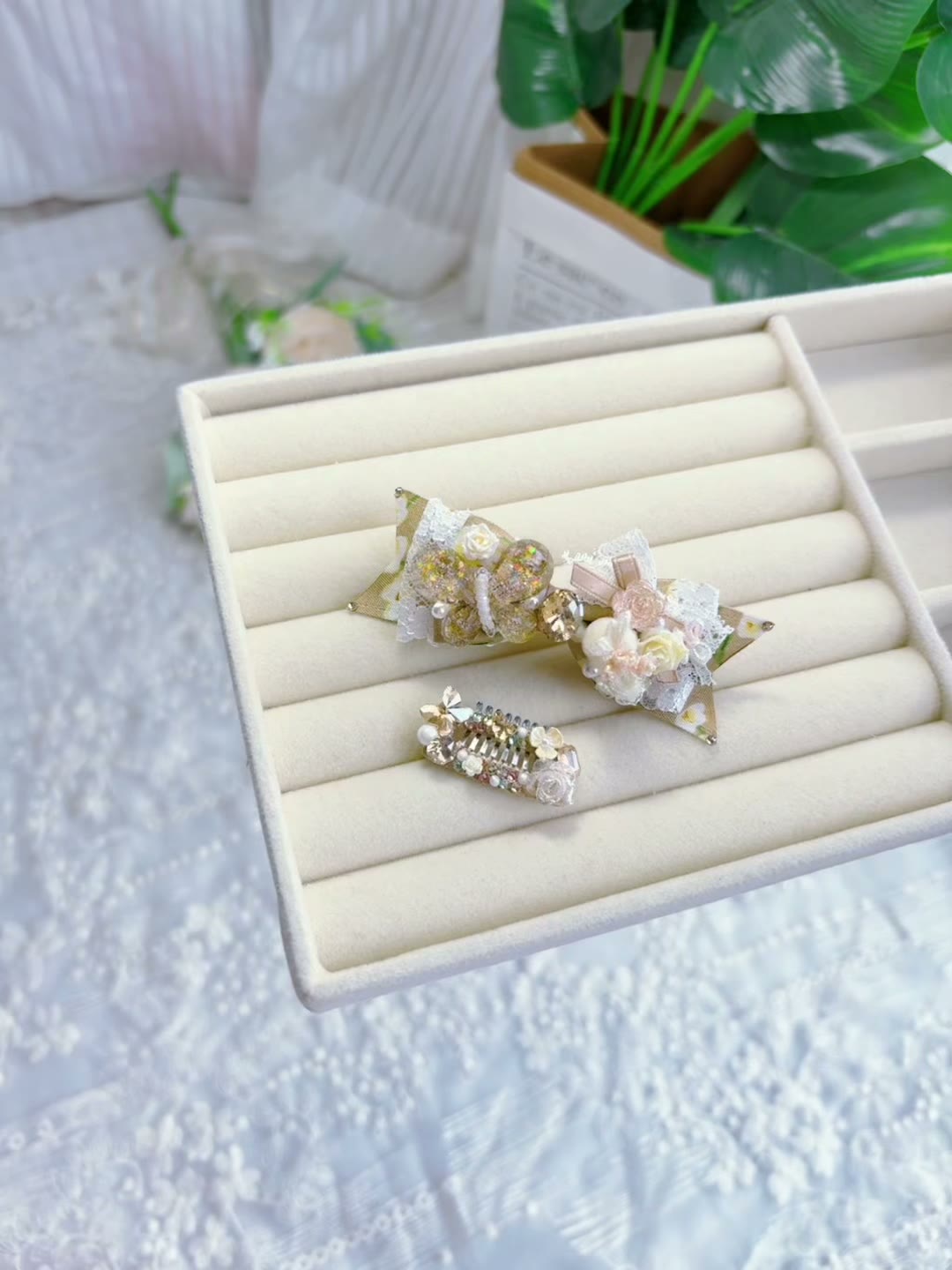 Sweet Lolita Bow Hair Clip Set