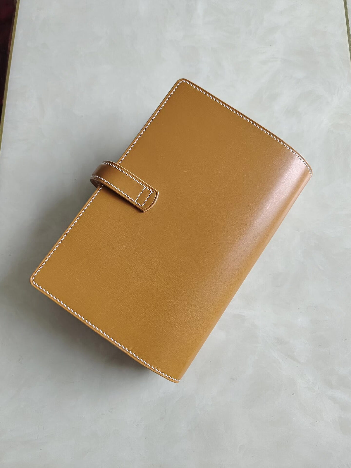 A6 Leather Binder with Six Ring Mechanism