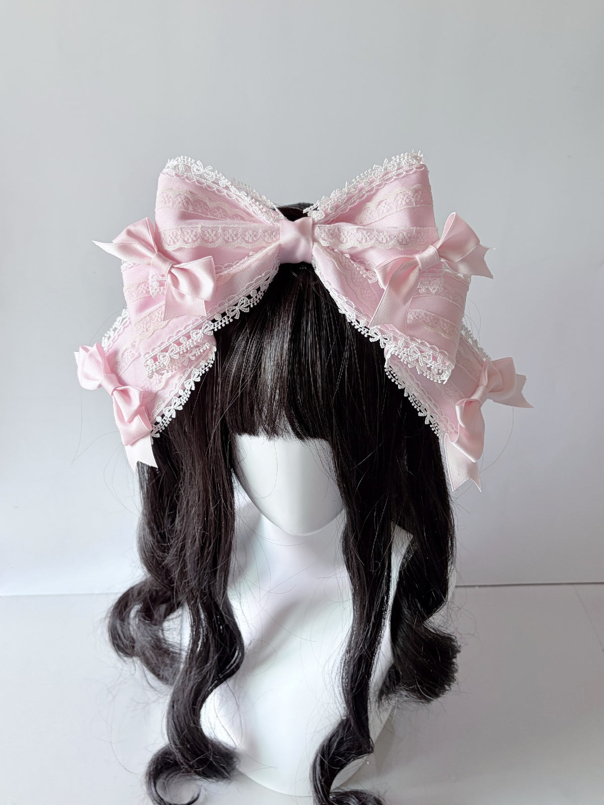 Pink Bunny Ear Bow Lolita Headband