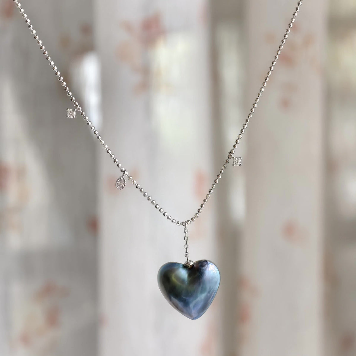 Sea Mabe Herzperlenkette S925 Sterlingsilber