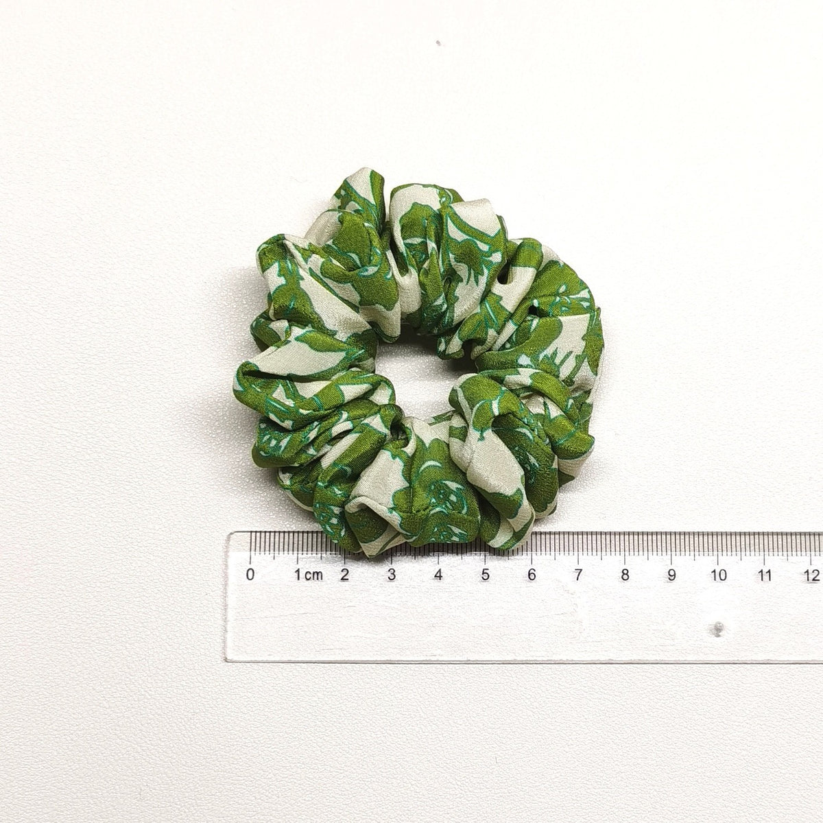 Pure Silk Mint Green Scrunchie