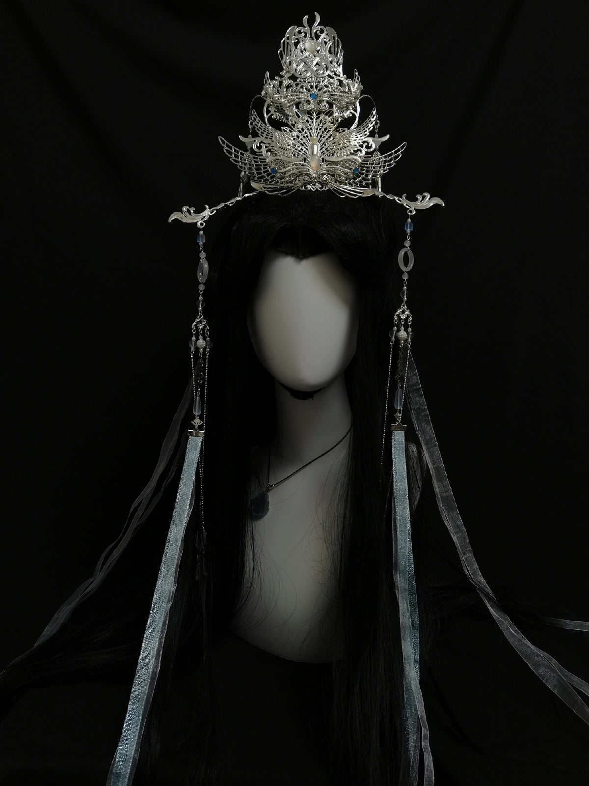 Chu Wannin Cosplay Crown Silver Filigree Headpiece