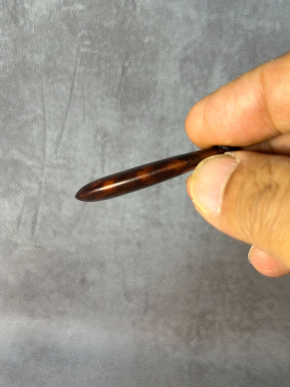 Snakewood Teardrop Pendant with Braided Cord