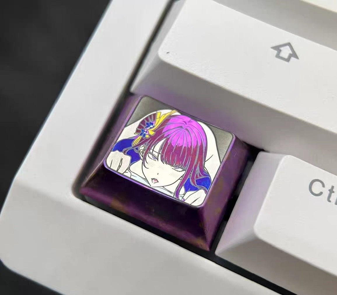 Titanium Alloy Anime Keycap 1uR4