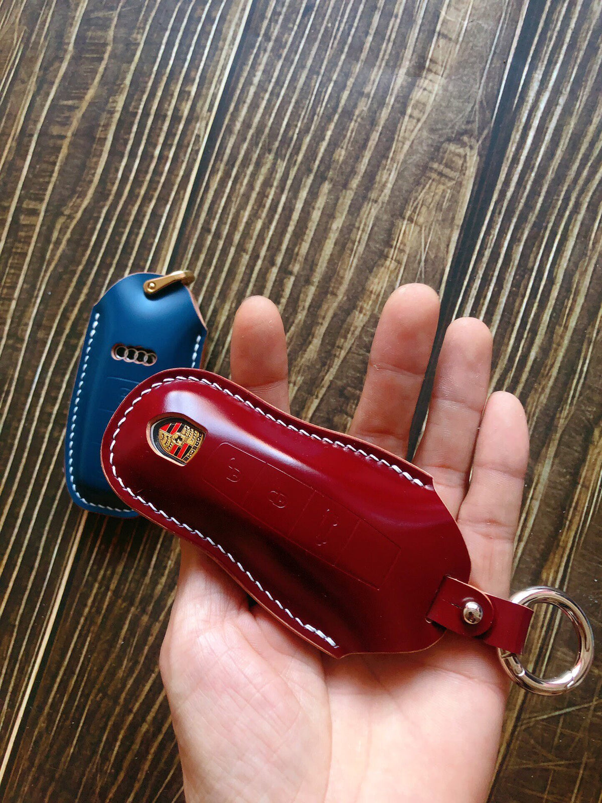 Porsche Key Fob Case Shinki Cordovan