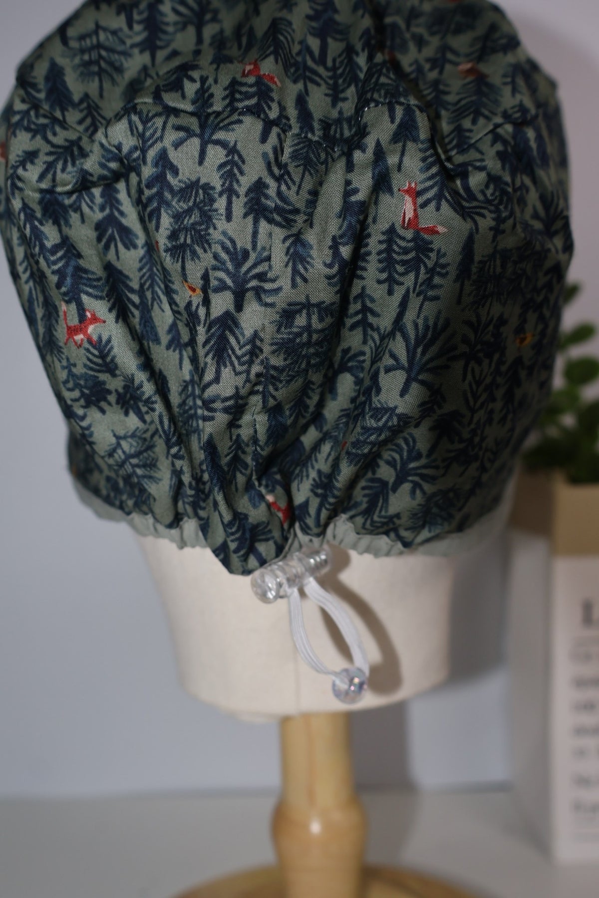 Woodland Print Cotton Surgical Cap