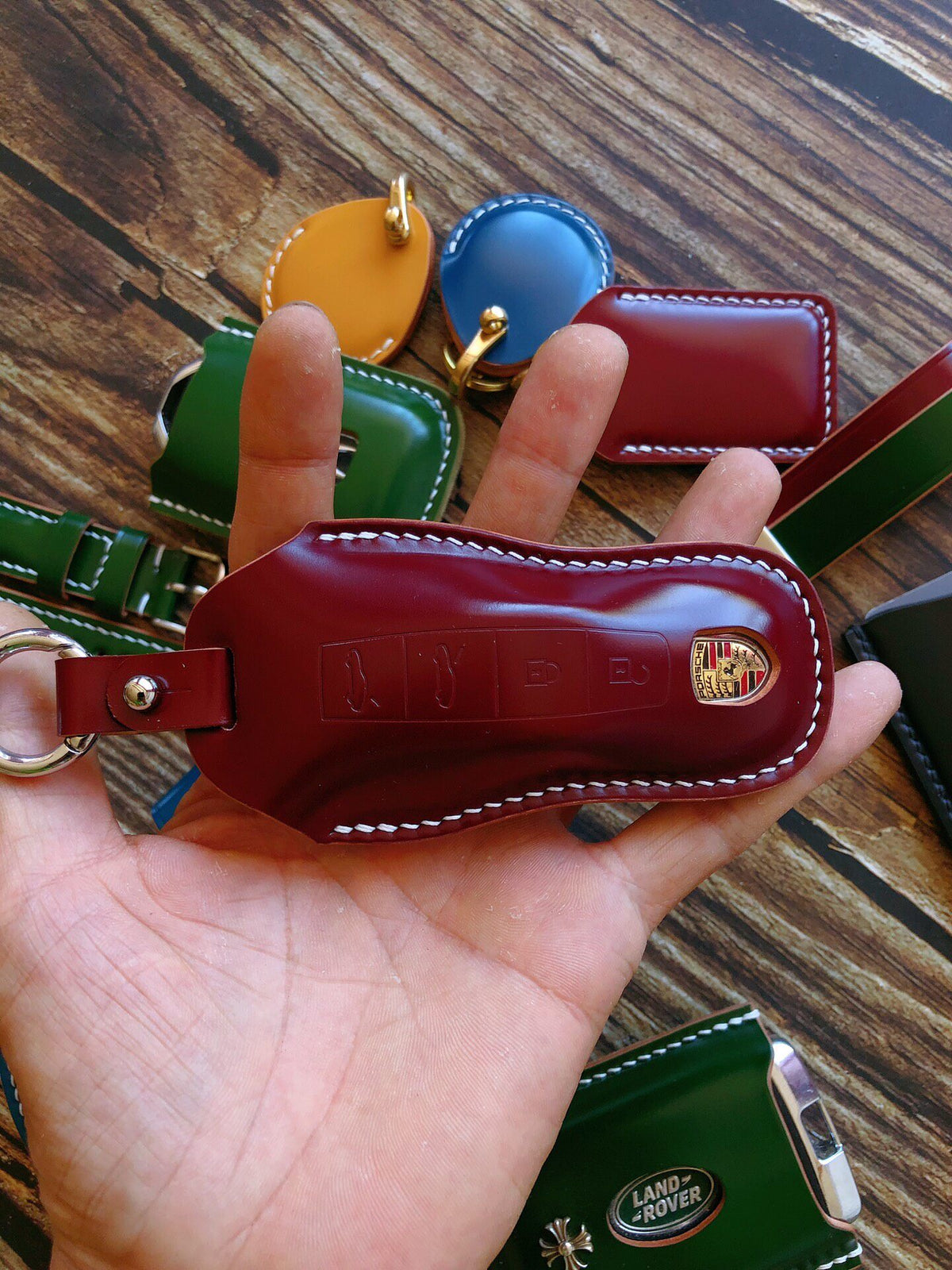 Porsche Key Cover Shinki Cordovan Leather