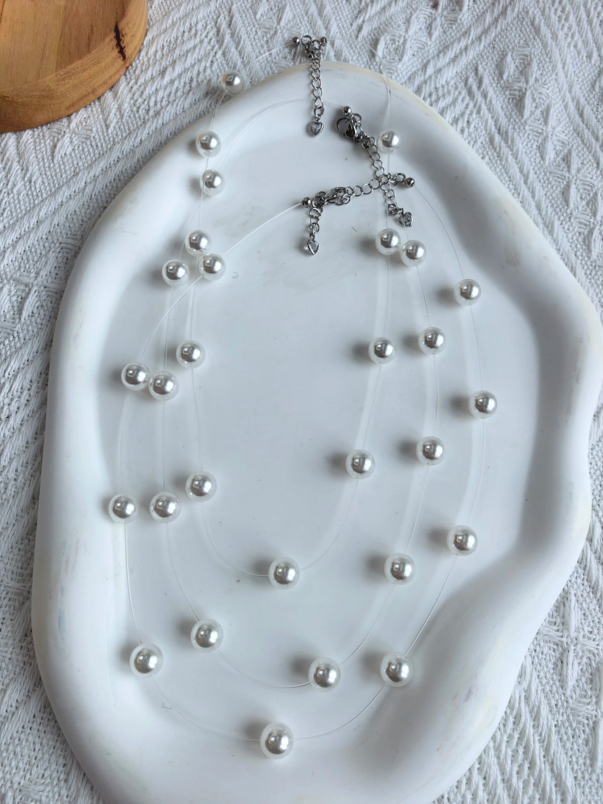 Starry Sky Pearl Necklace 40cm