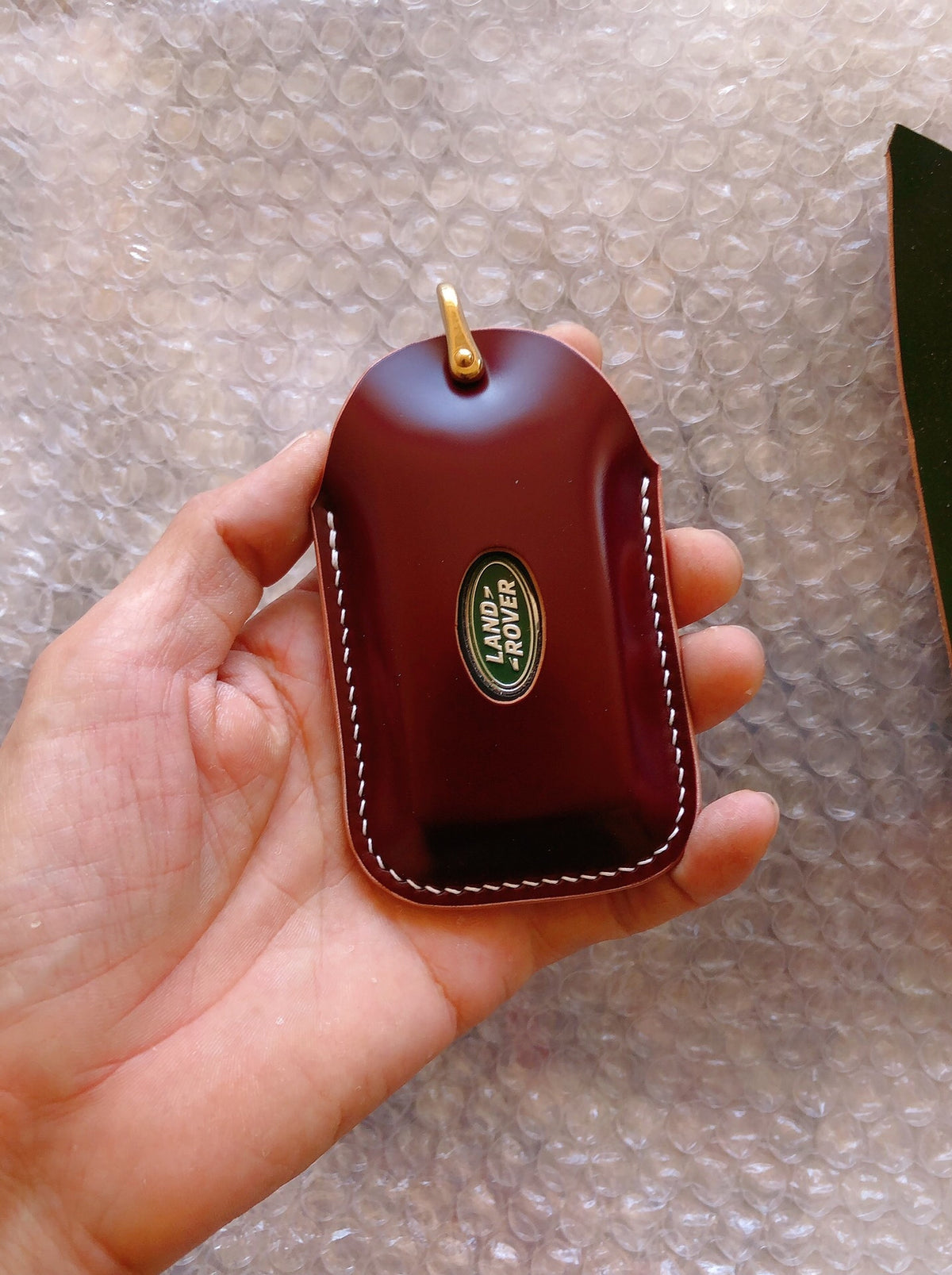 Land Rover Shell Cordovan Leather Key Case
