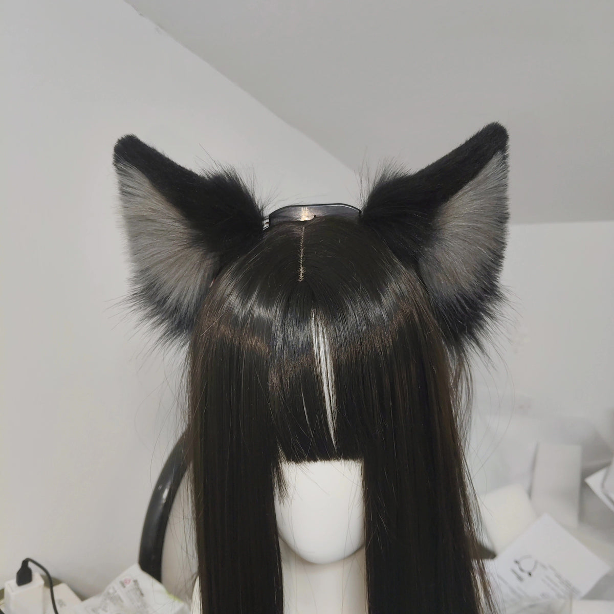 Motion Sensing Electric Wolf Cat Ears Headband