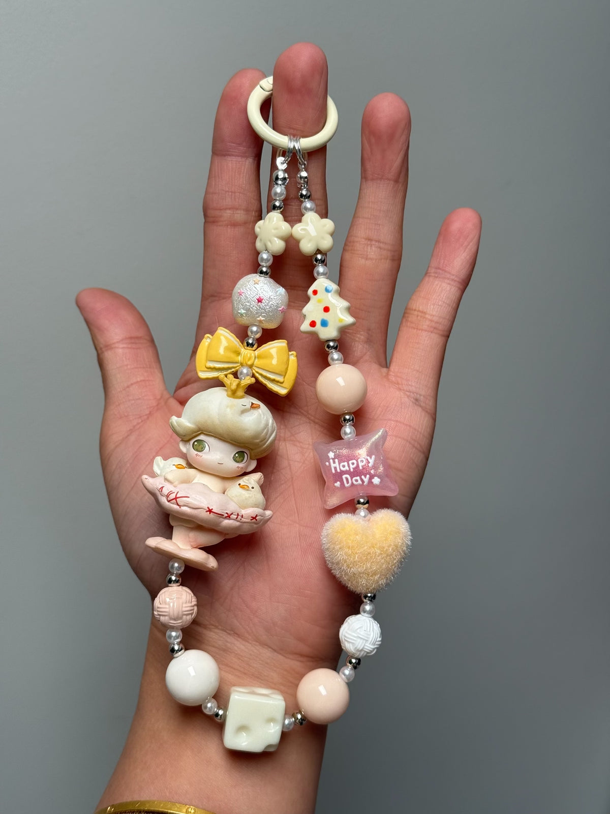 Dimoo Cloud Dance Figure Phone Strap Charm
