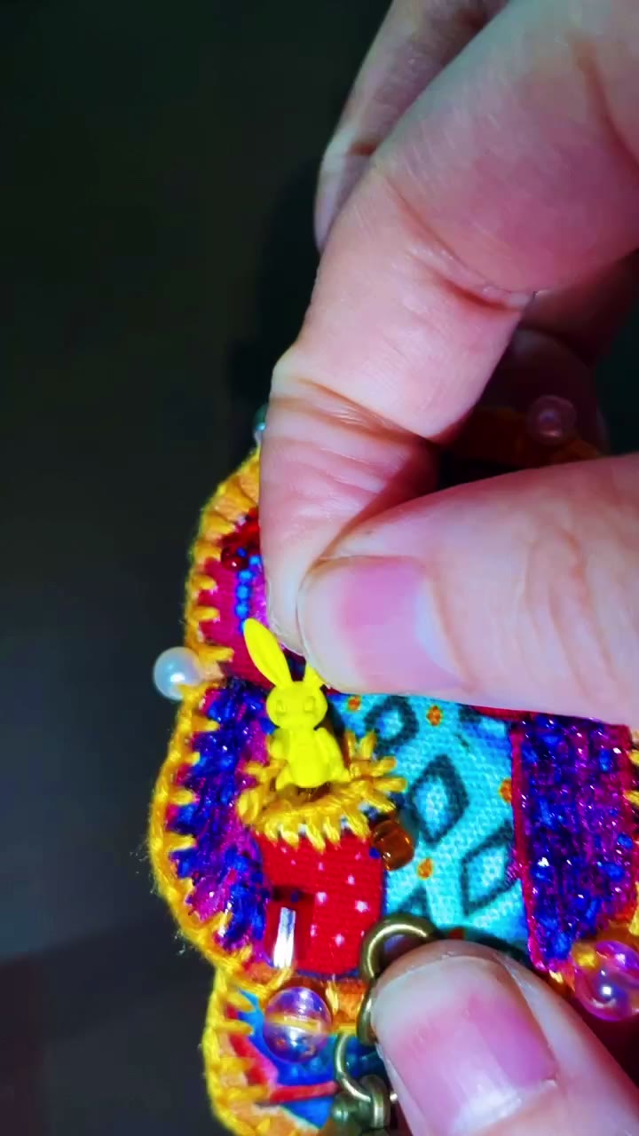 Handmade Owl Felt Keychain Pendant