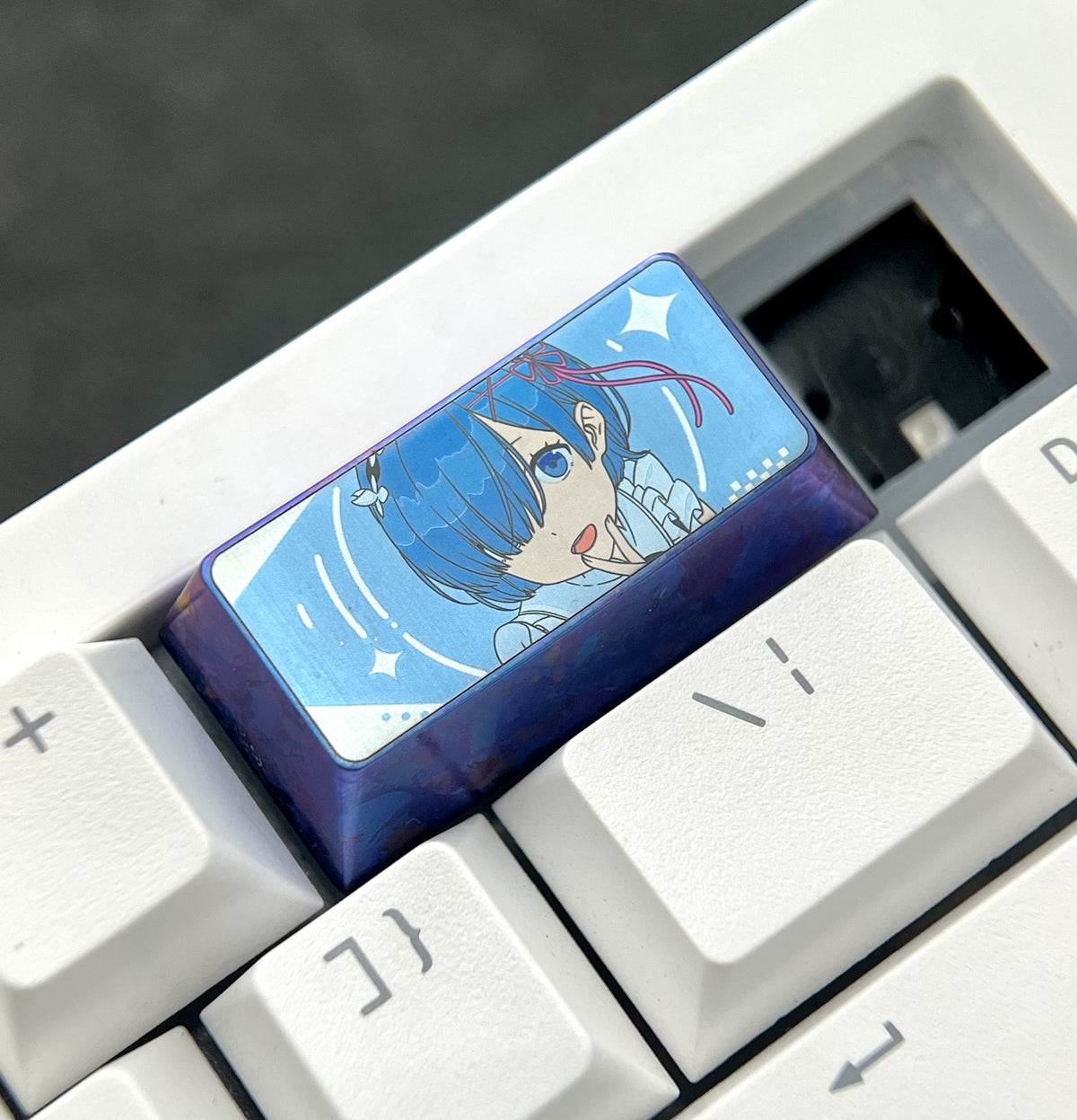 Rem Titanium Alloy Artisan Keycap
