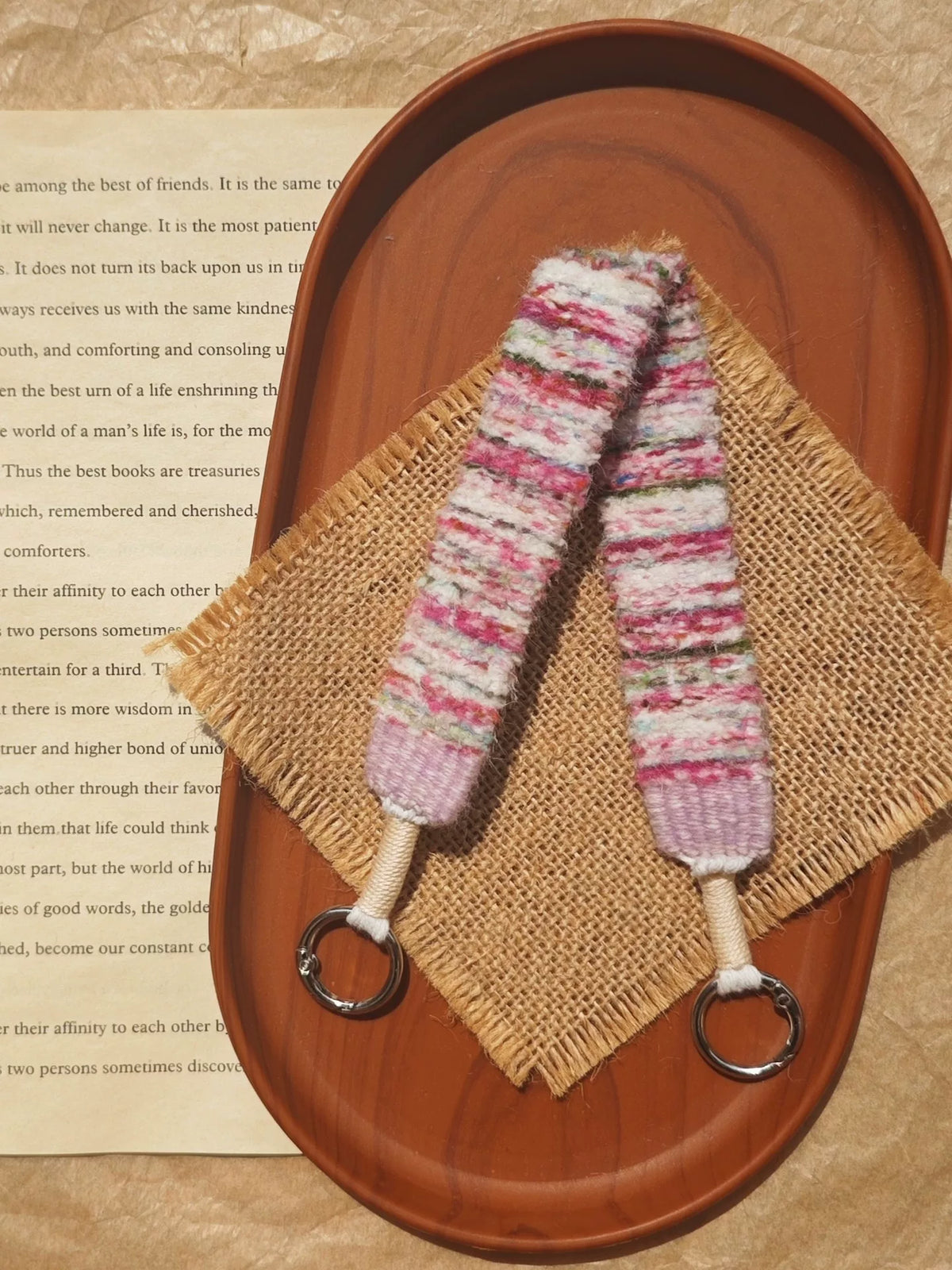 Handwoven Multi Fiber Wristband Strap