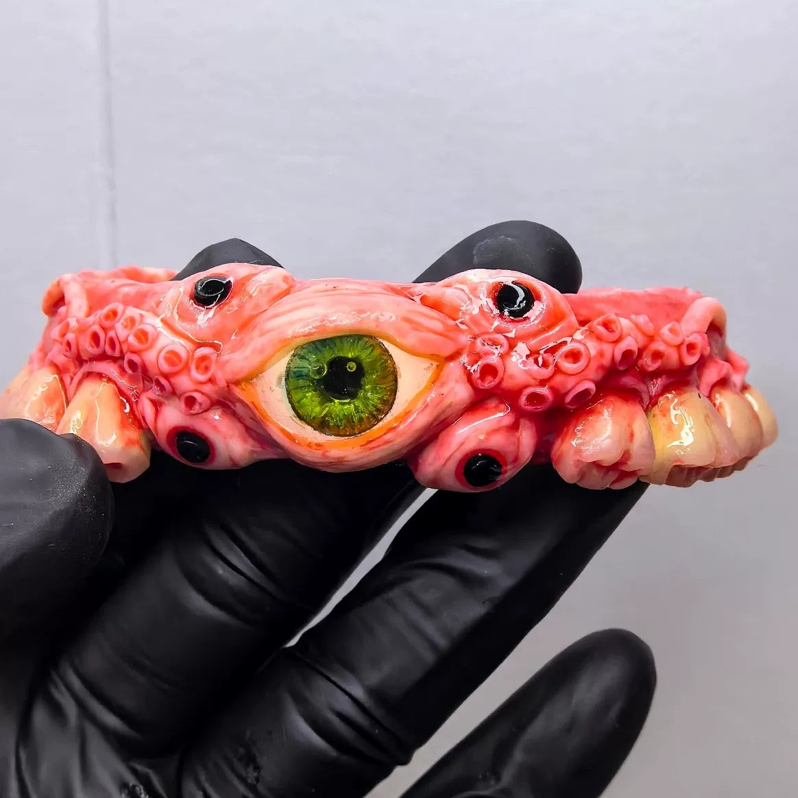 Handmade Horror Eyeball Bracelet with Tentacles