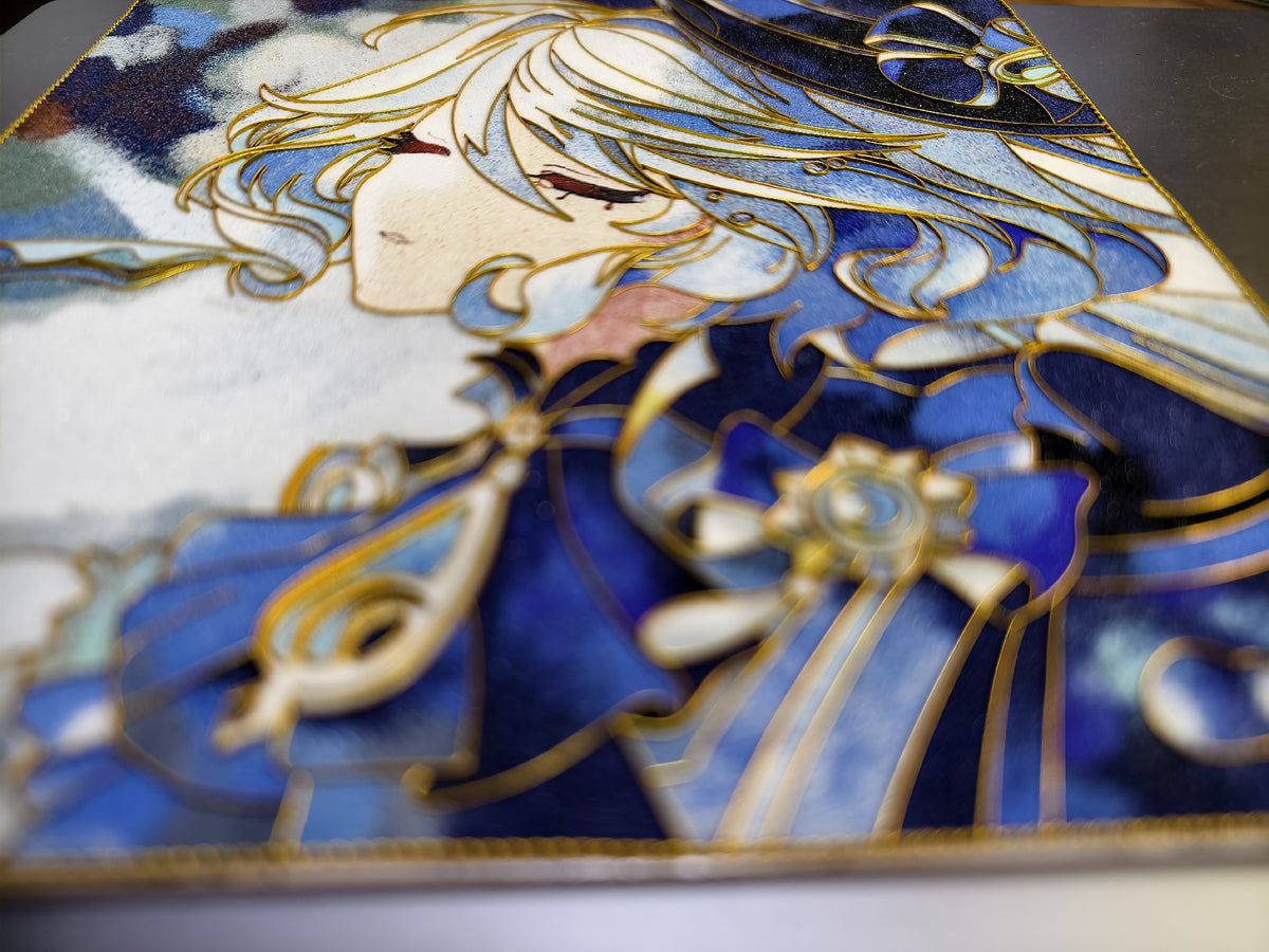 Cloisonne Craft Painting Genshin Furina 20cm
