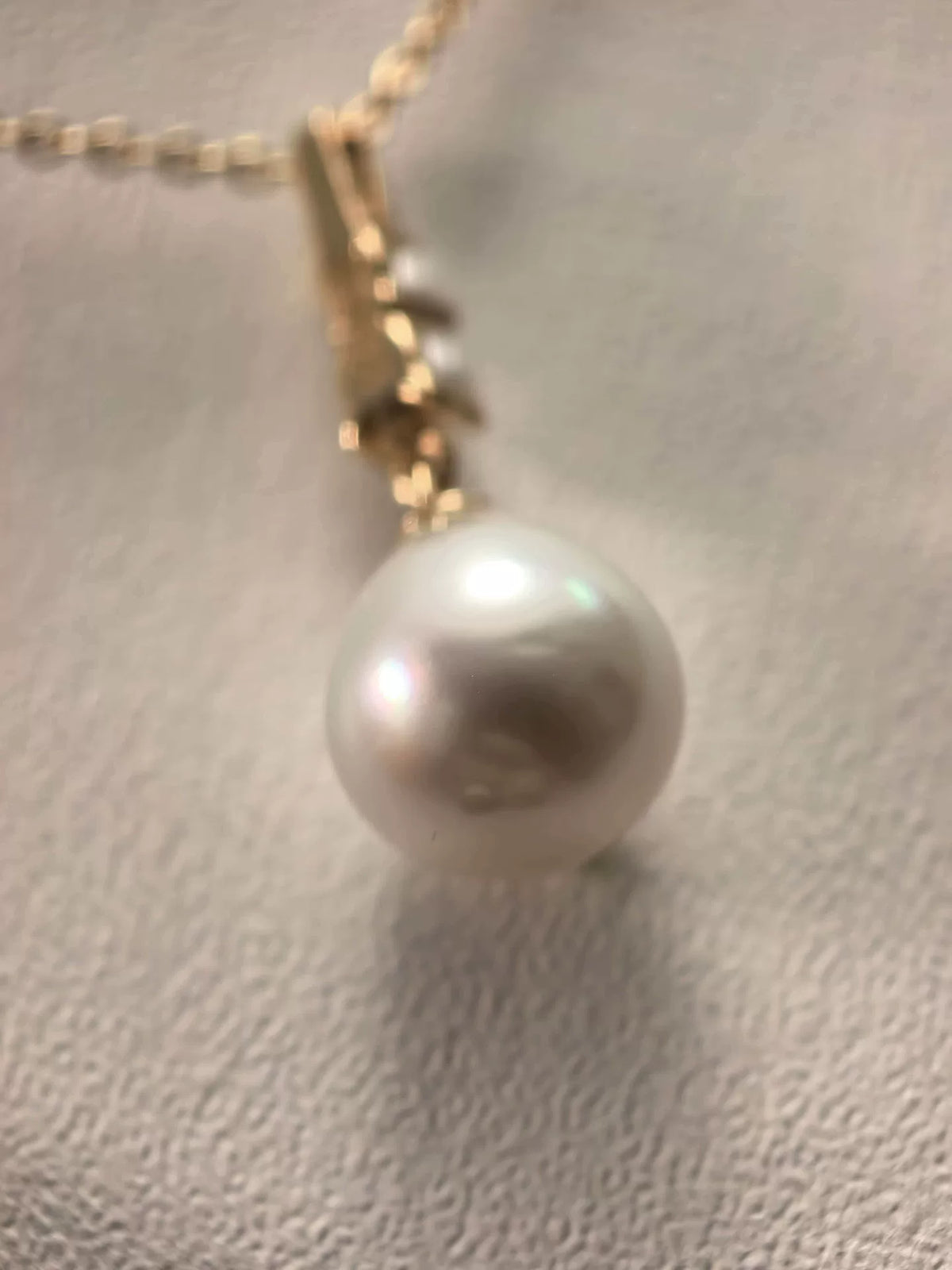 Collier pendentif en perle de la mer Sud d'Australie