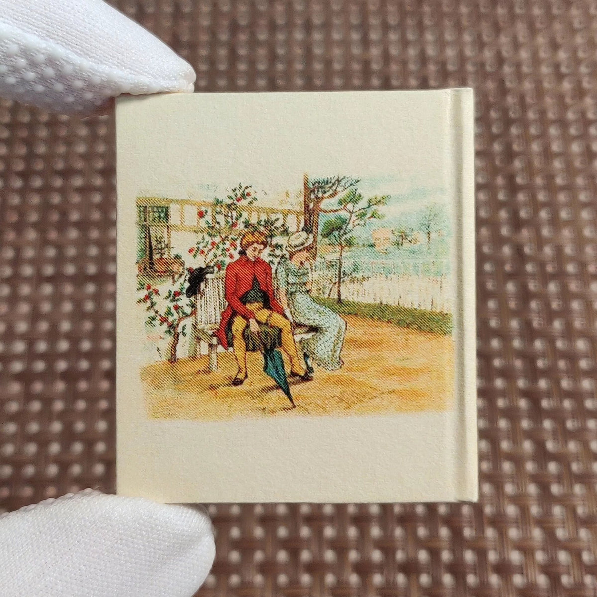 Libro in Miniatura Oggetto di Scena Scala 1/6 Stile Vintage