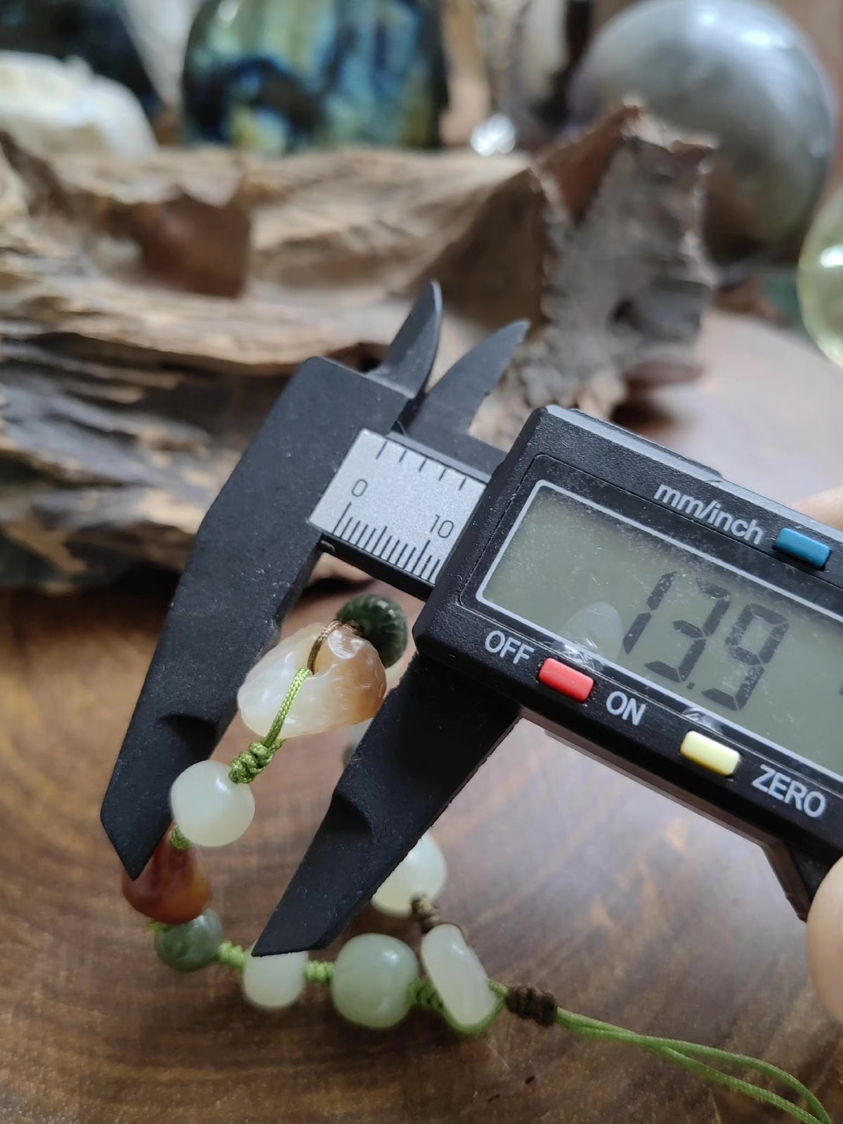 Handmade Hetian Jade Gourd Bracelet