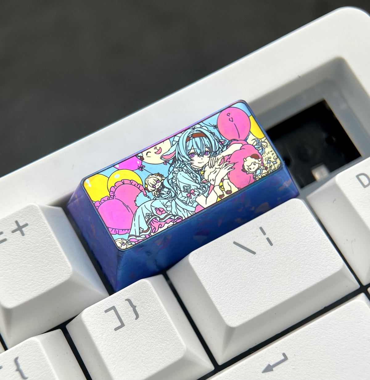 Keycap Anime in Lega di Titanio 2u