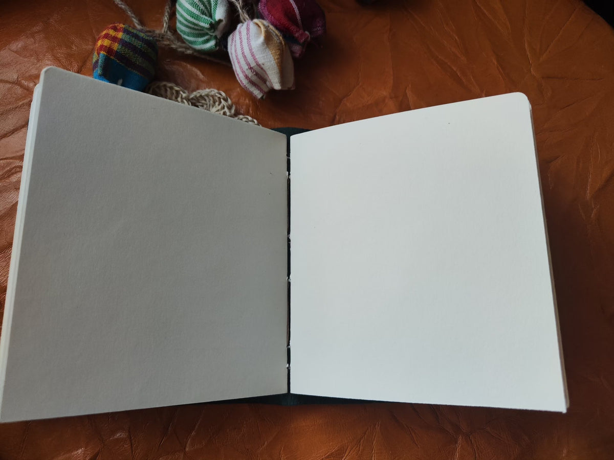 Teal Pebbled Leather Journal