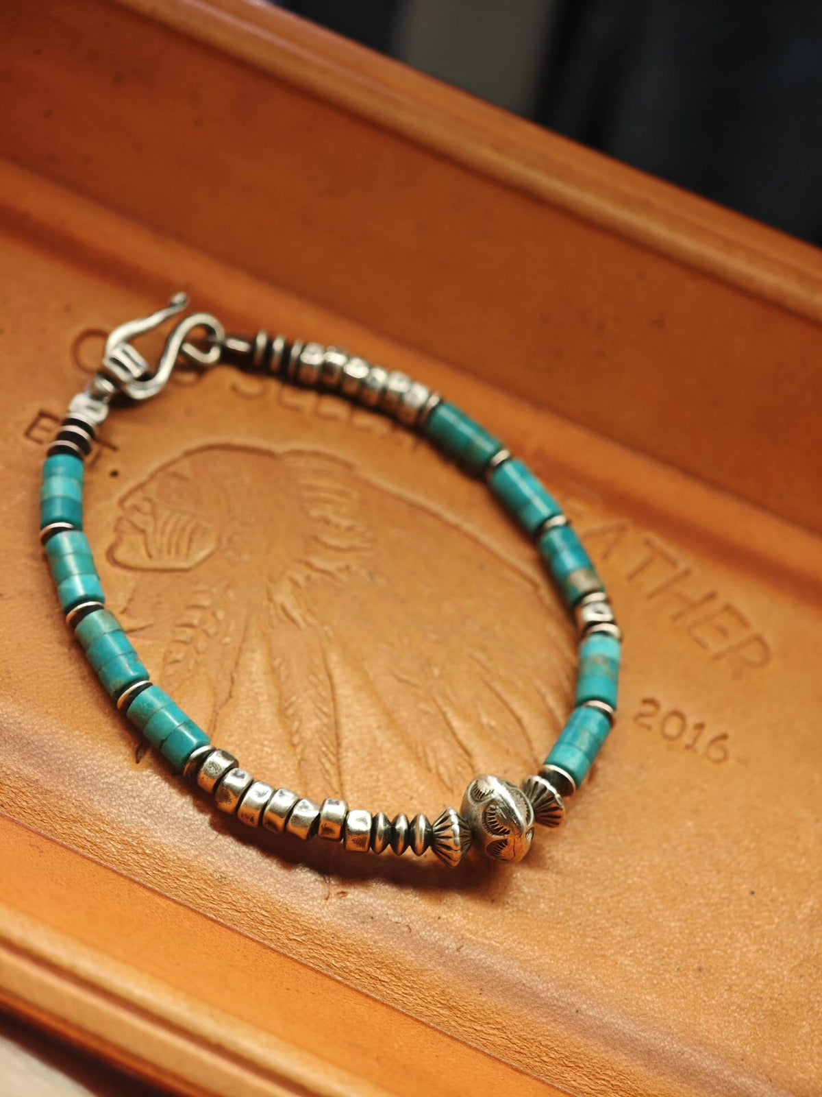 Sterling Silver Beaded Bracelet