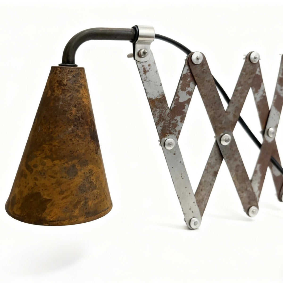 Industrial Vintage Scissor Arm Wall Lamp