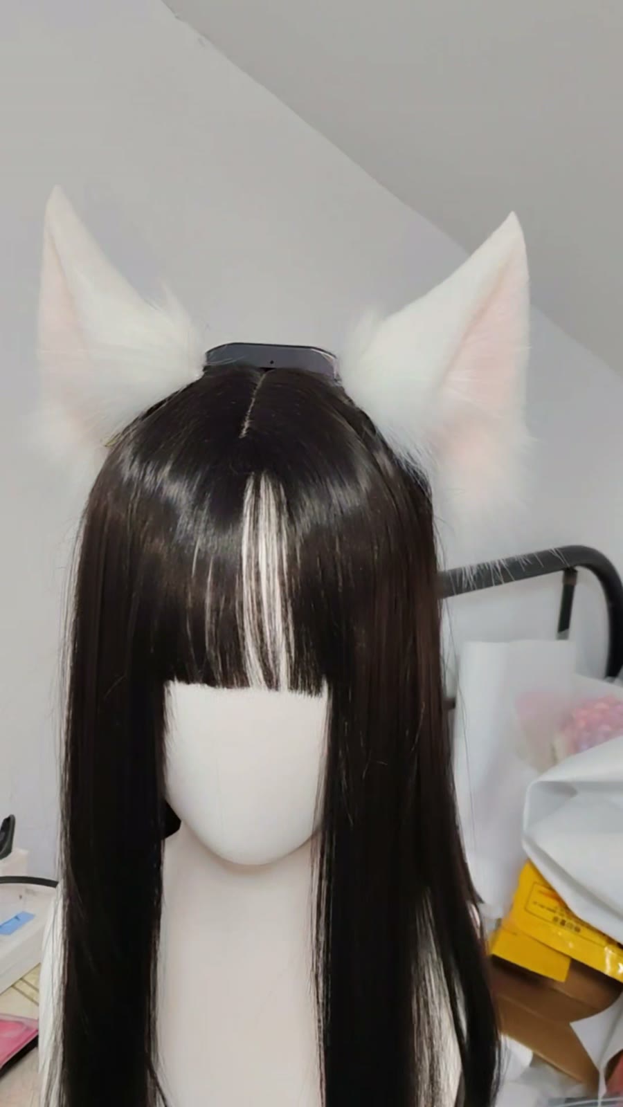 Animatronic Fox Ears Plush Faux Fur