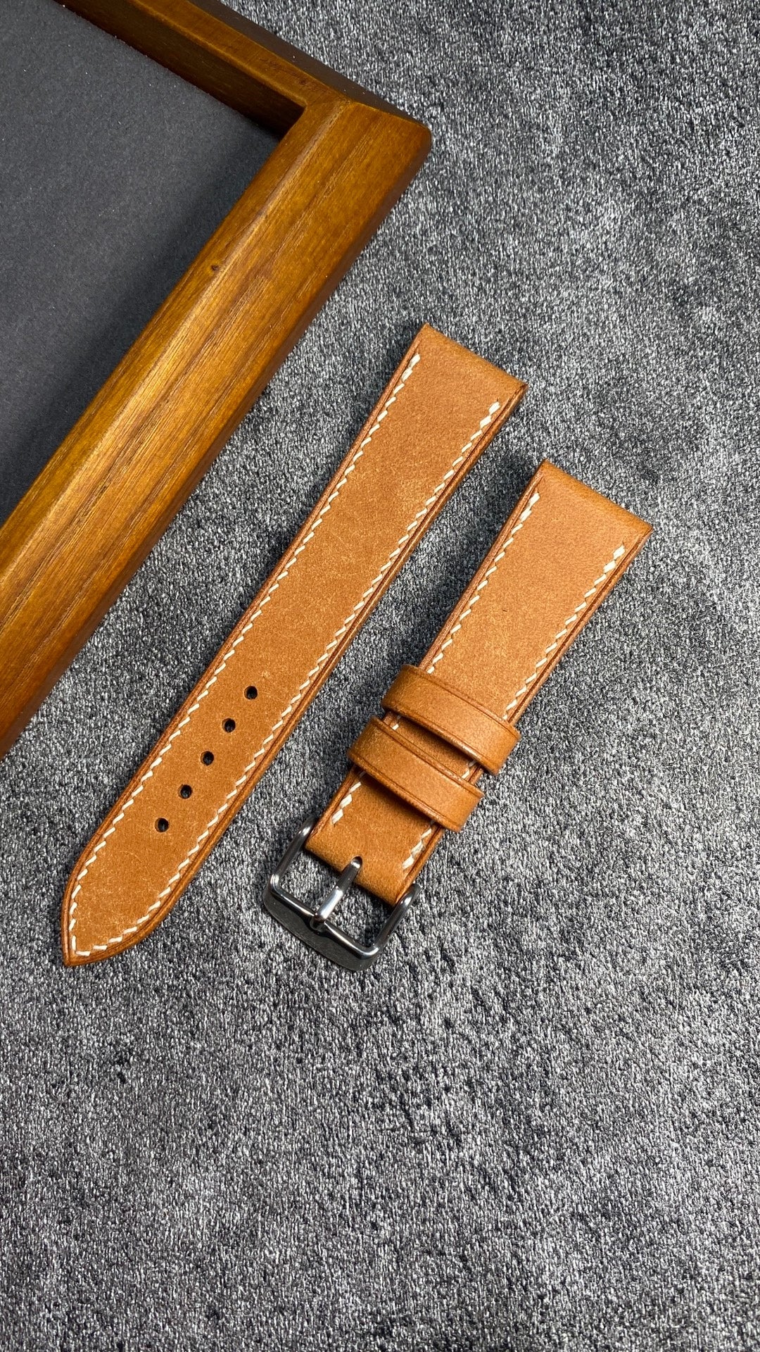 Pueblo Leather Watch Strap 20mm Tan