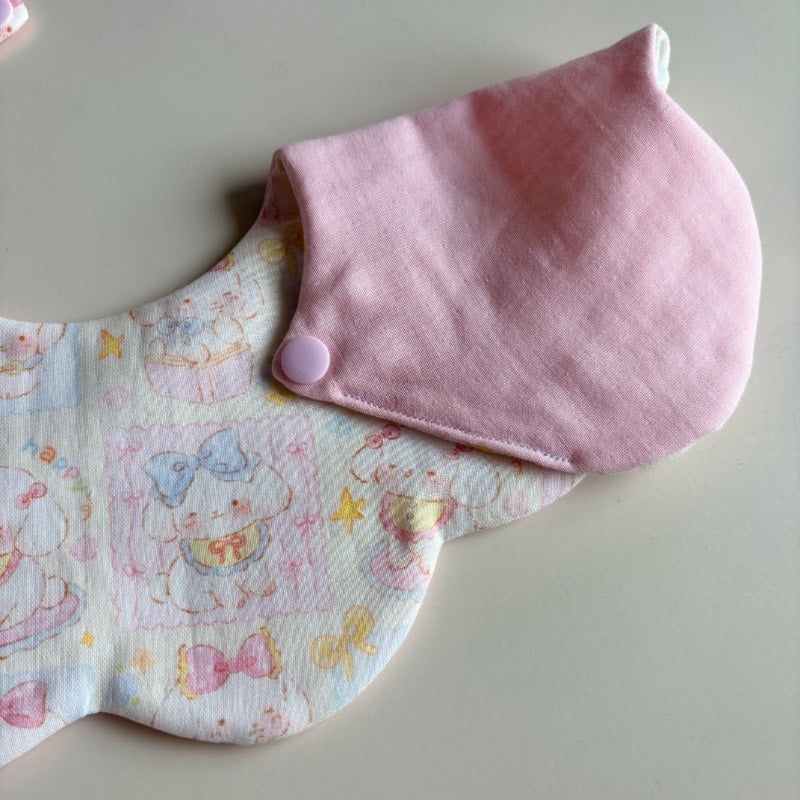 Katoengaas Babyslab Puppyprint