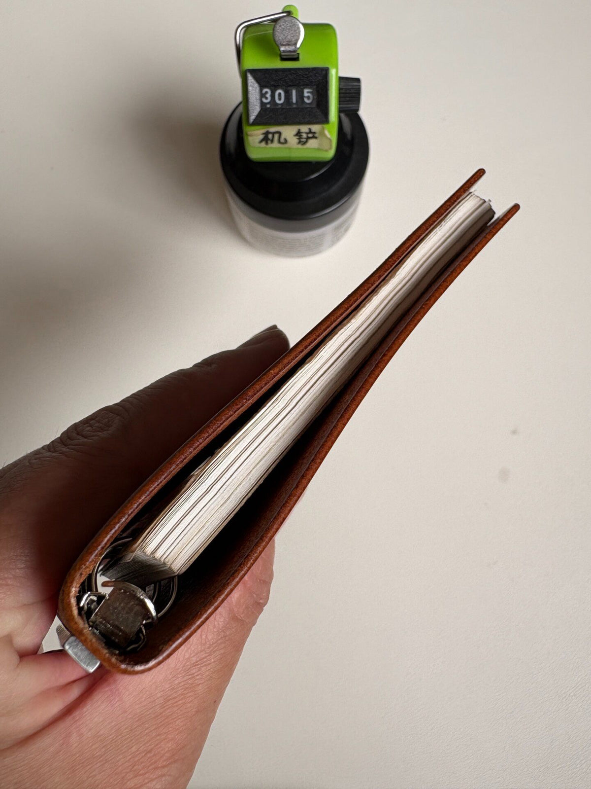 Pueblo Leather Binder with Three Rings