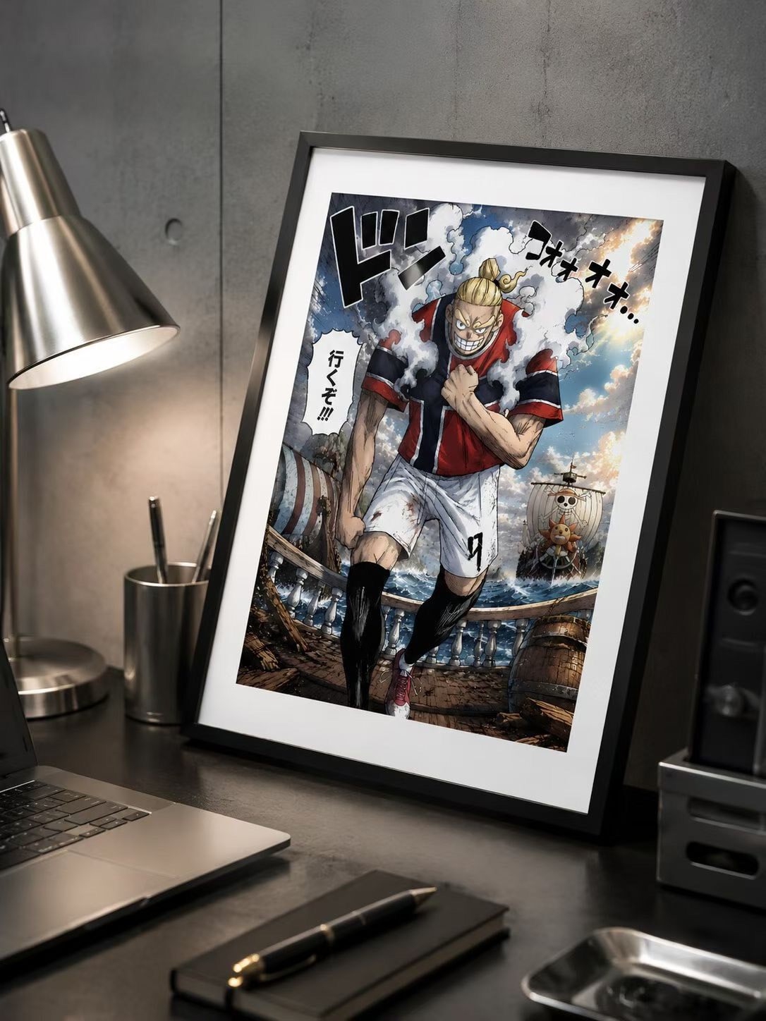 Gear 5 Haaland Framed Wall Art 4K