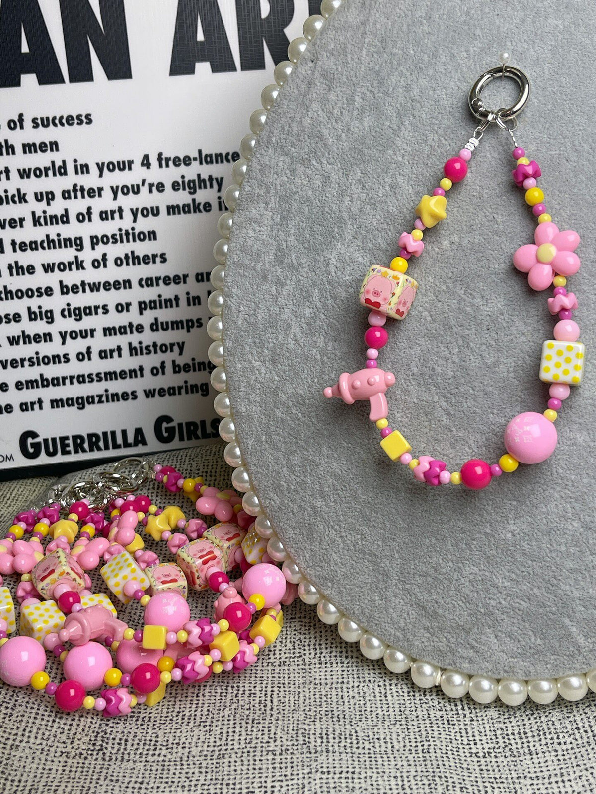 Handmade Rabbit Theme Phone Chain