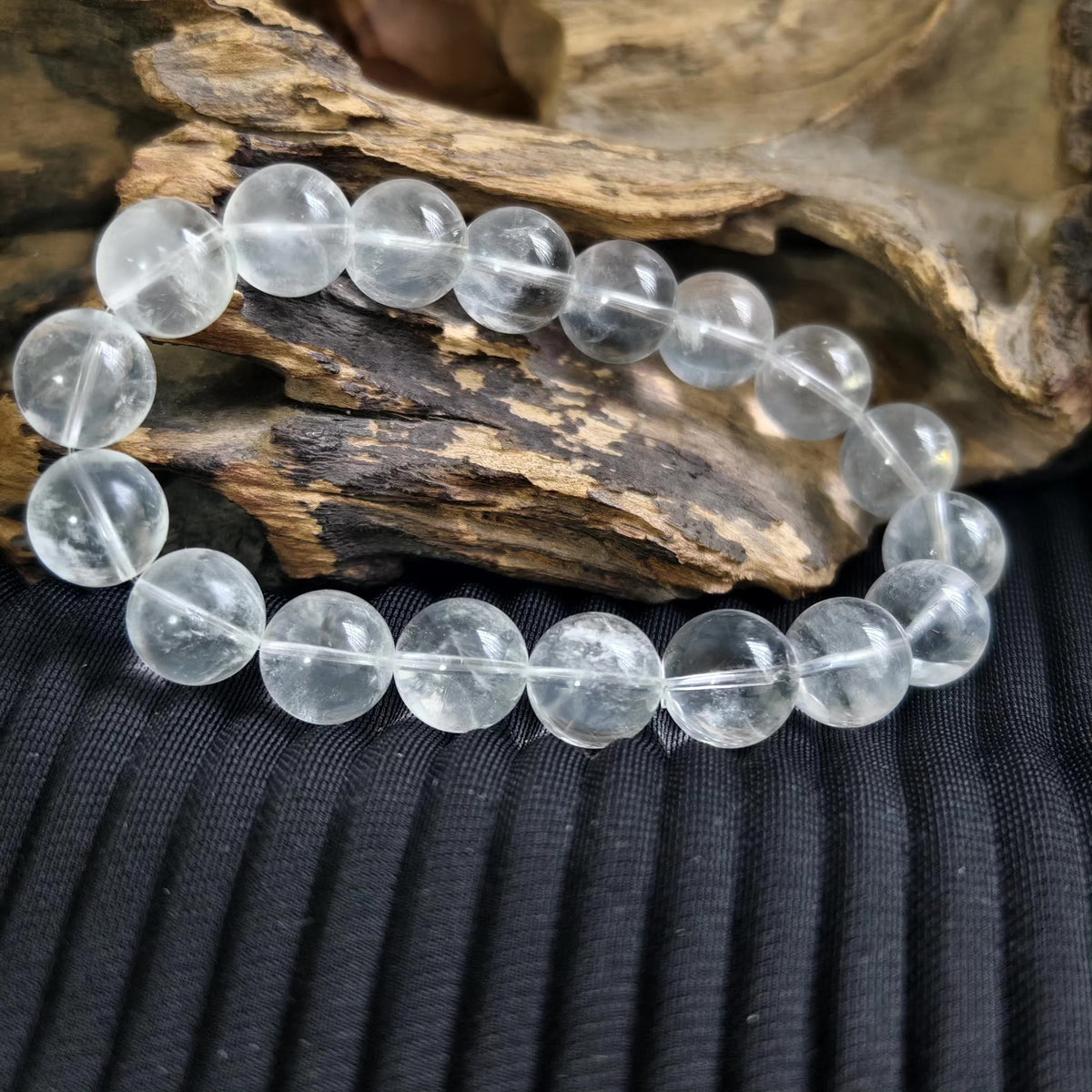 Pulsera de cuentas de cristal natural 11,7mm