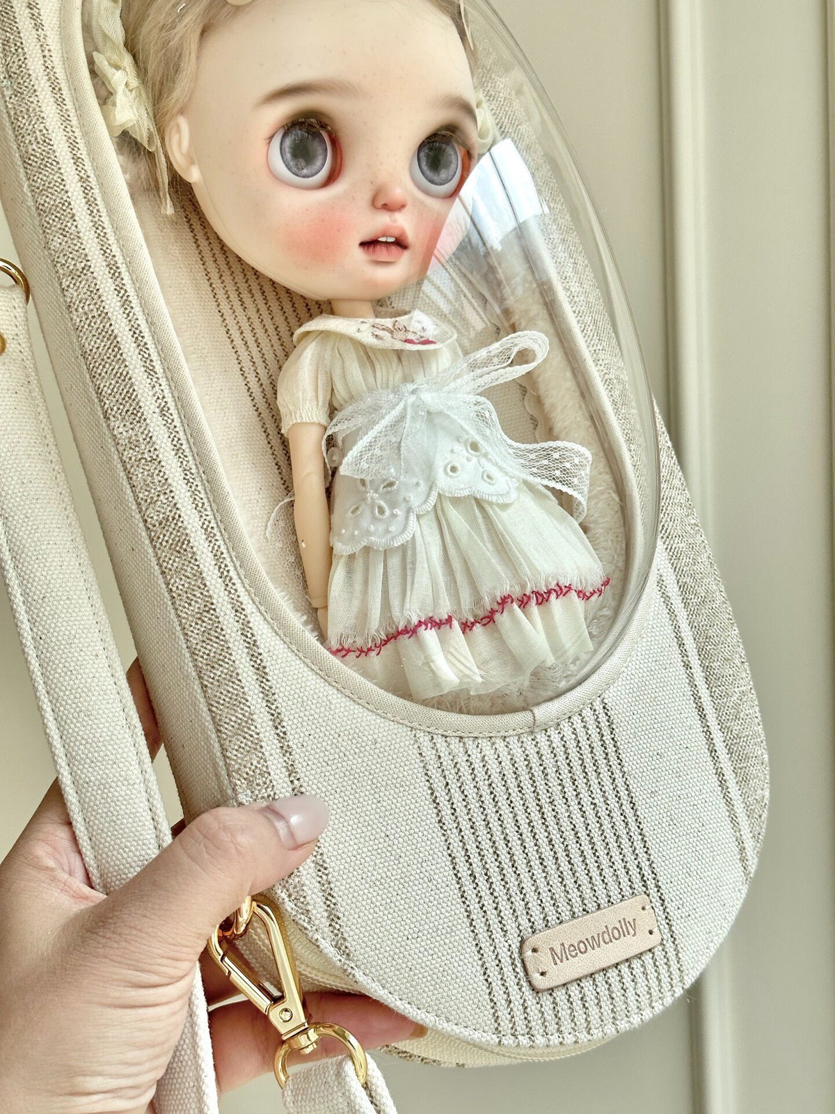 Blythe Doll Carrying Case with Transparent Window