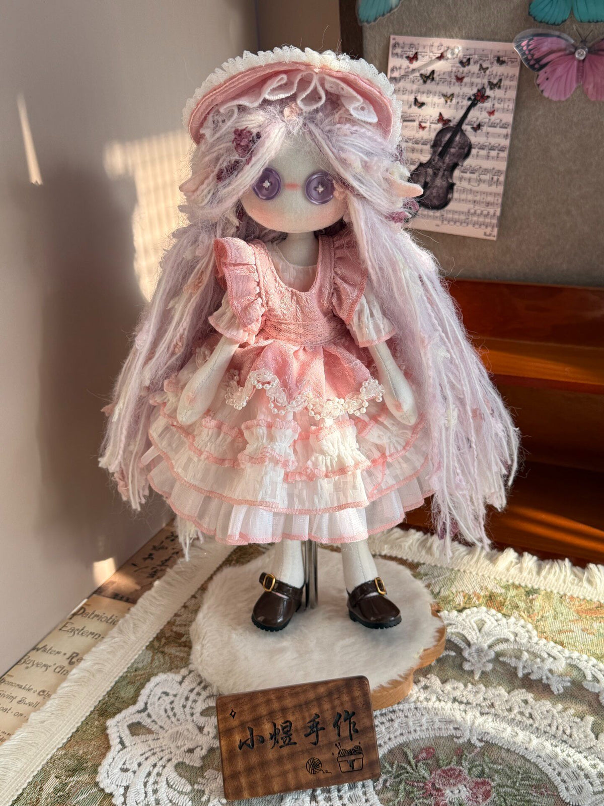 Button Eye Doll Fantasy Plush 30cm