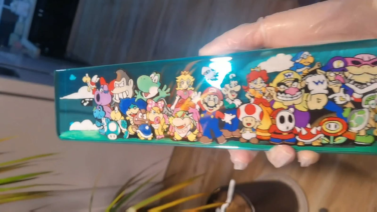 Mario Family Resin Keyboard Wrist Rest