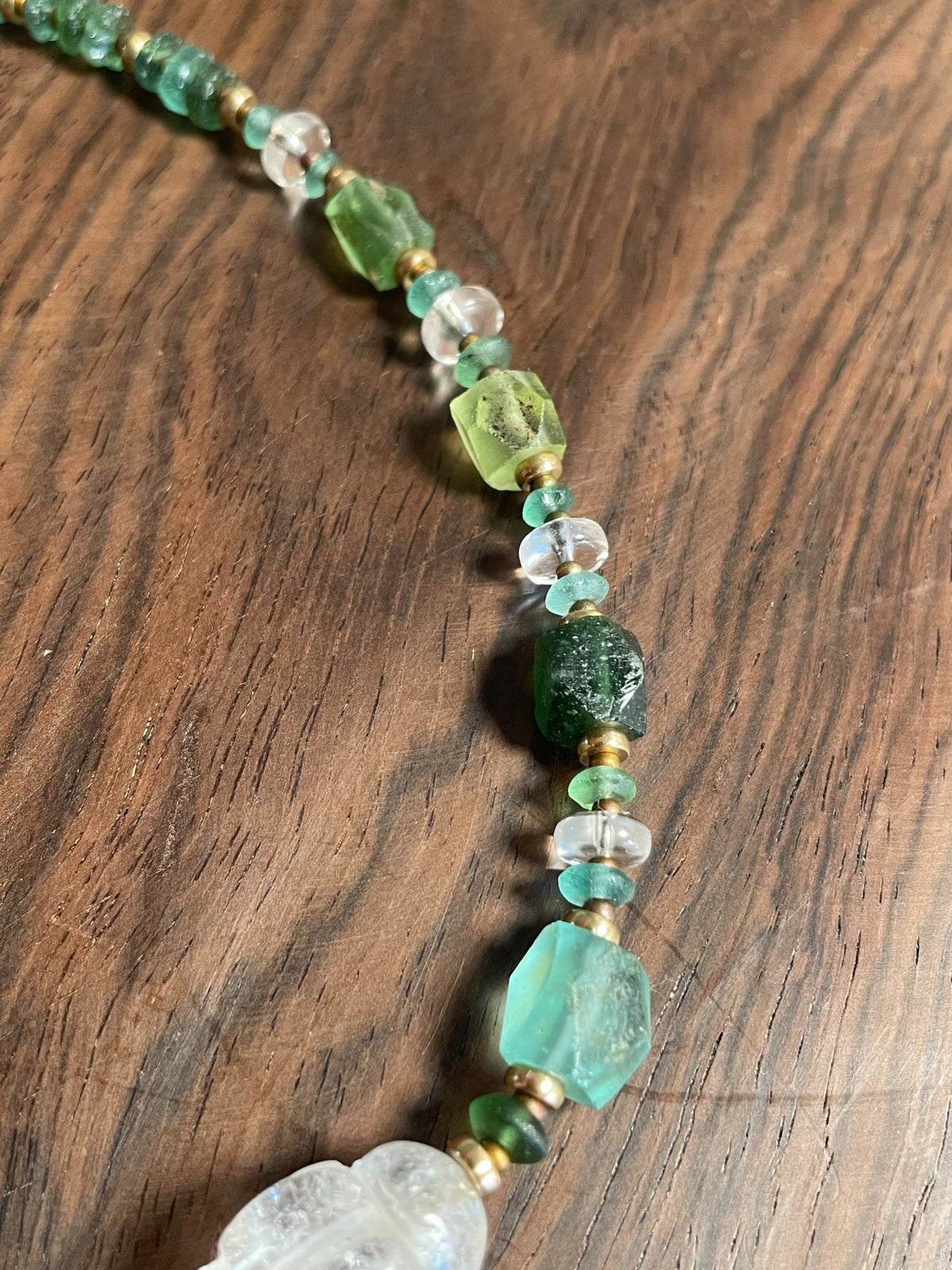 Ancient Roman Glass Bead Necklace
