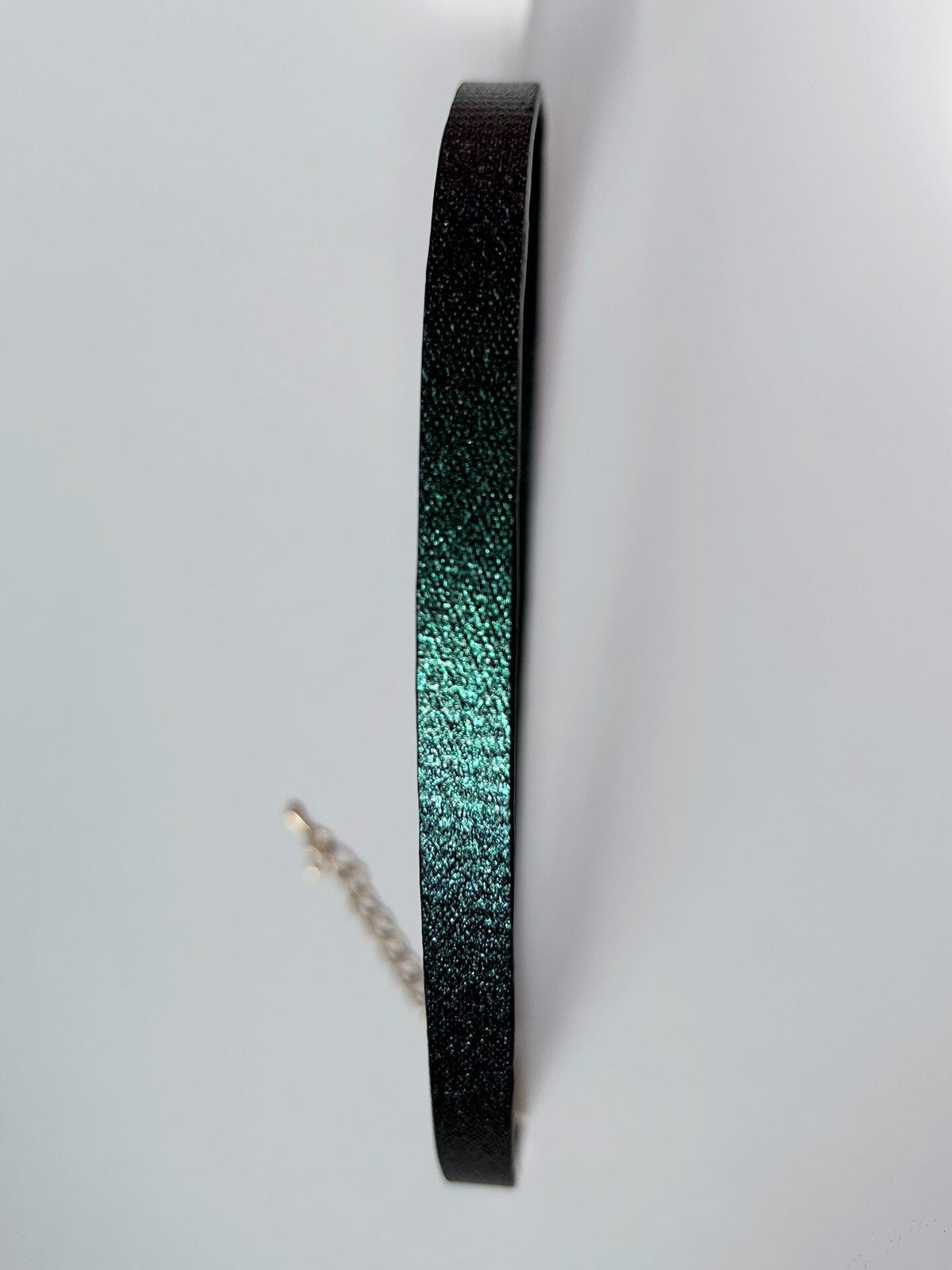 Green Snakeskin Choker Necklace